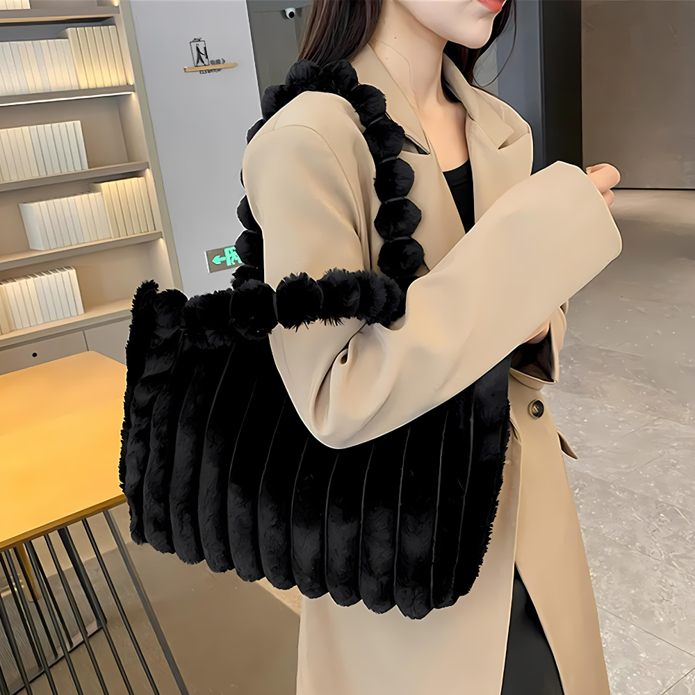 Fluffy Tote (Black)