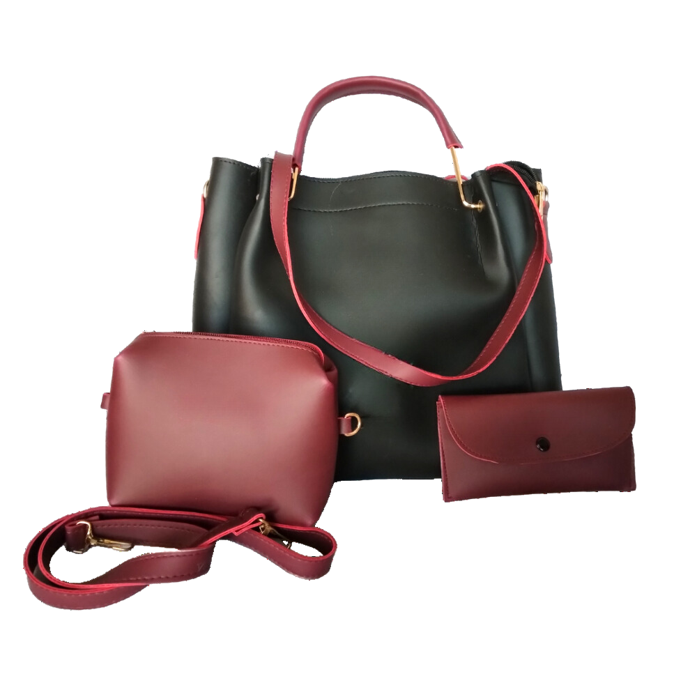 Thrice the Style (Black & Maroon)