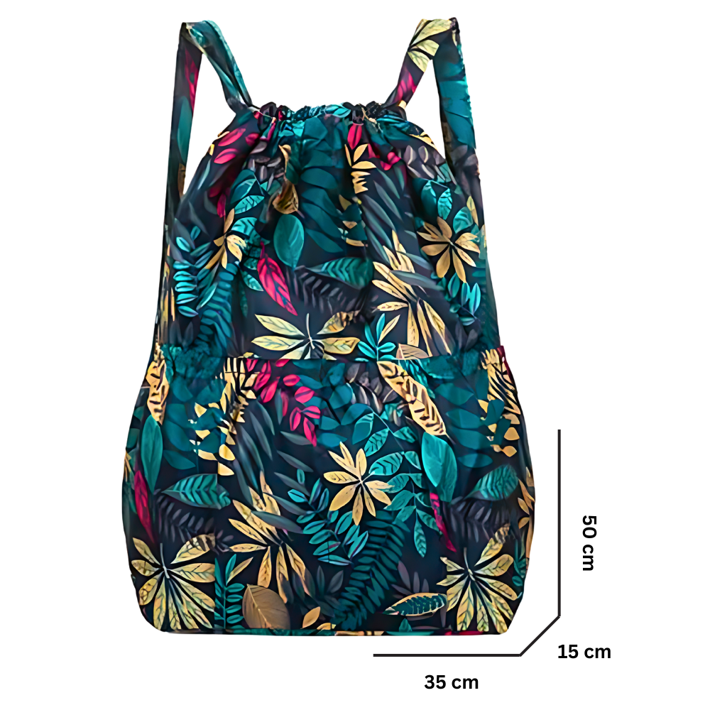 Floral Backpack (Teal)