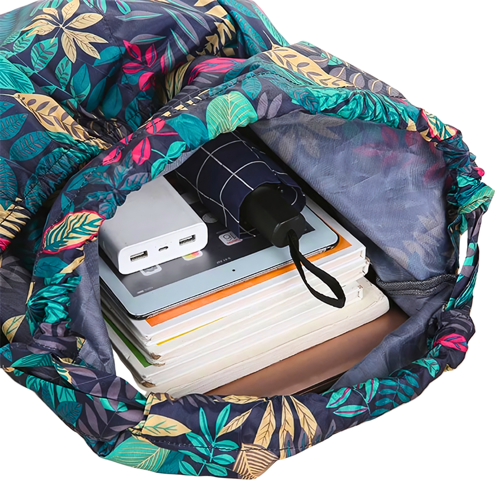Floral Backpack (Teal)