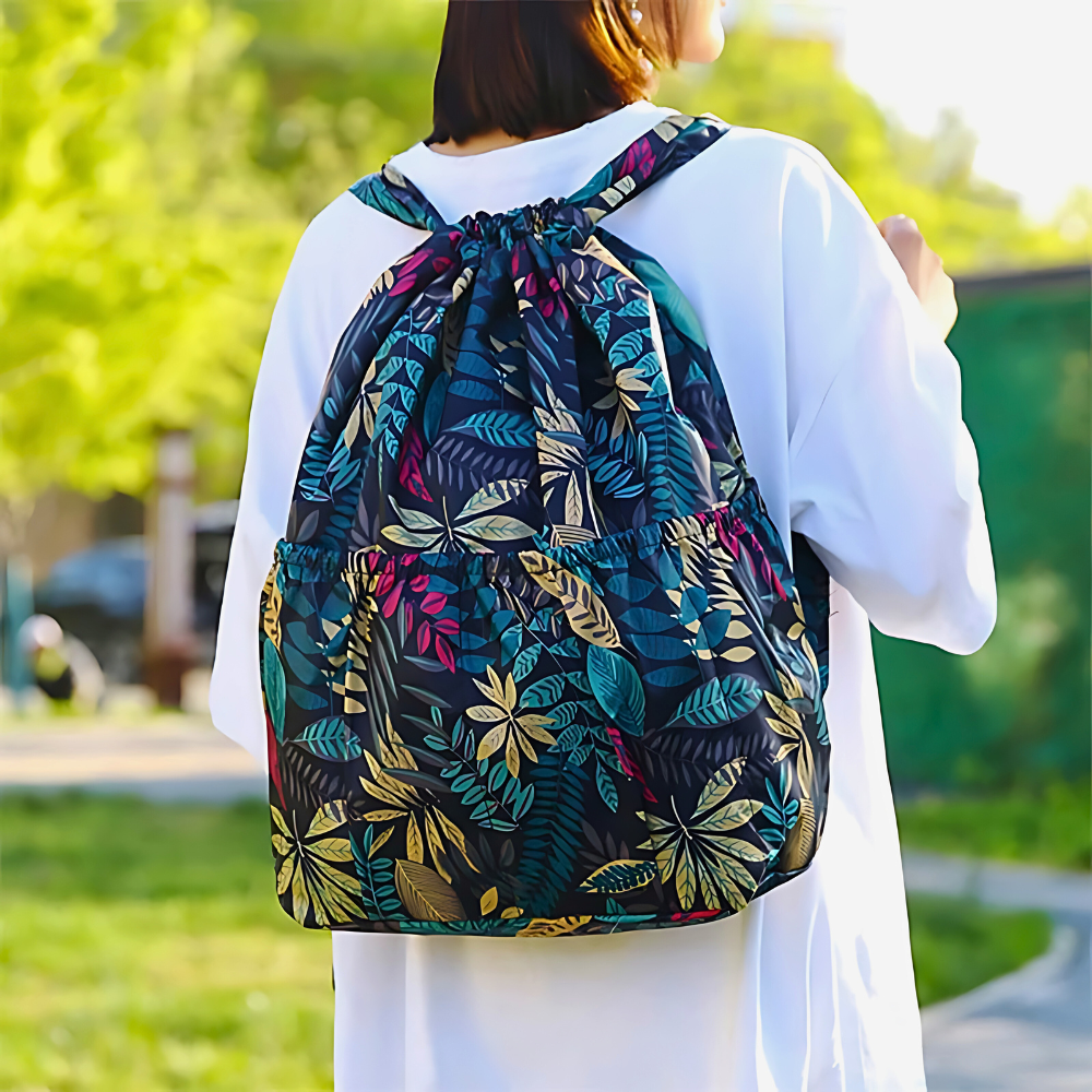 Floral Backpack (Teal)
