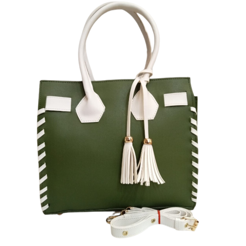 Two-Tone Tote (Green)