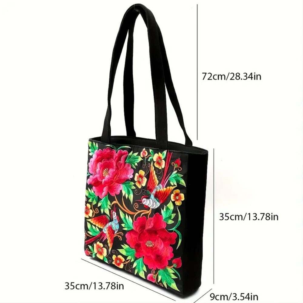 Traditional Boho Bag (Red)