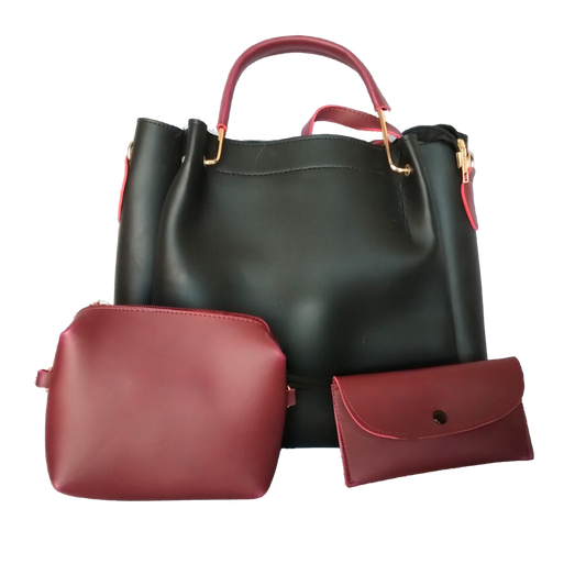 Thrice the Style (Black & Maroon)